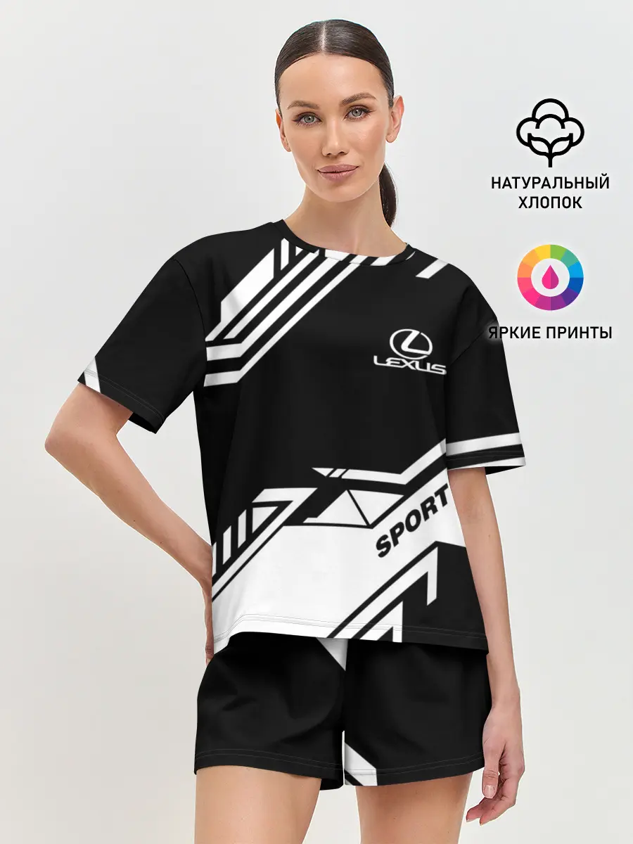 Женская пижама с шортами / LEXUS SPORT (P007_P004ooo1526167, P004ooo1526167)