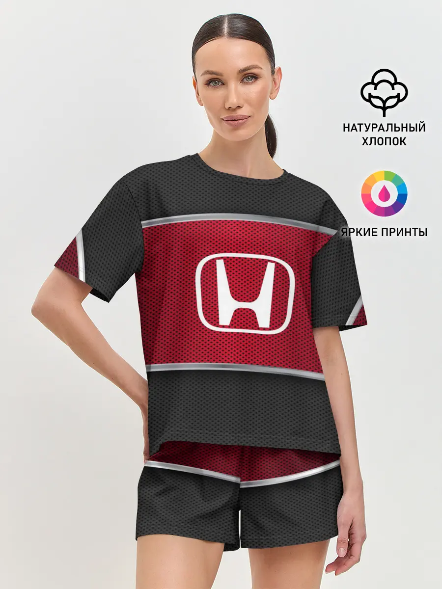 Женская пижама с шортами / HONDA SPORT