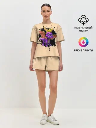 Женская пижама с шортами / Spyro