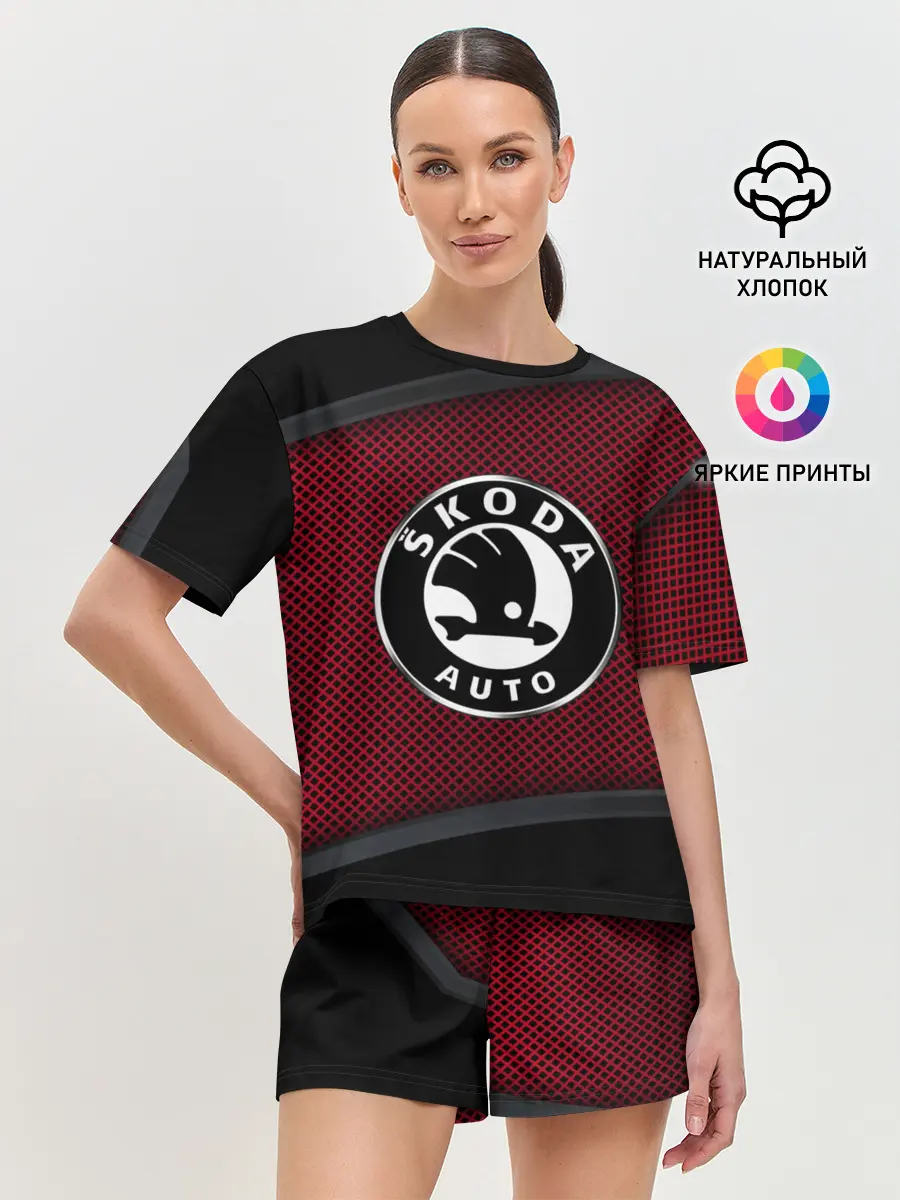 Женская пижама с шортами / SKODA SPORT