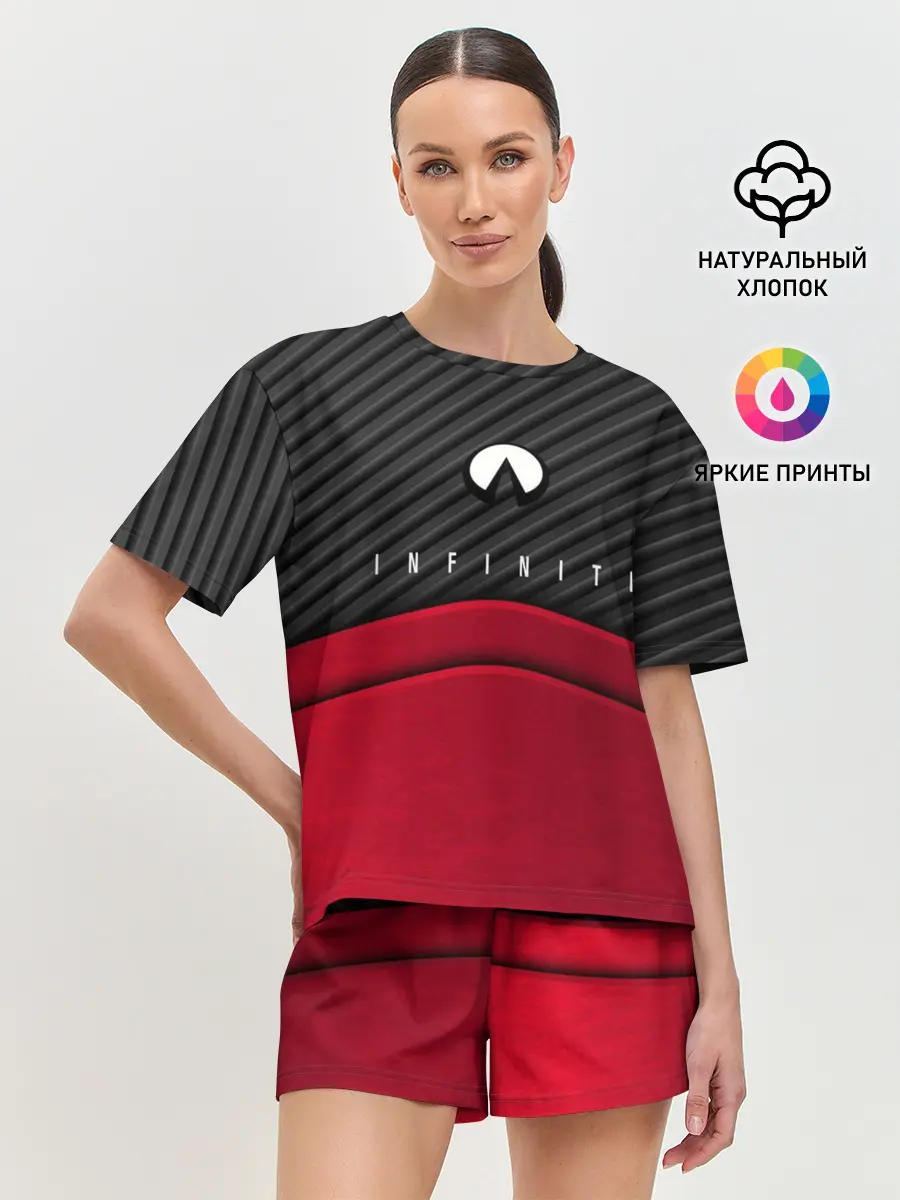 Женская пижама с шортами / INFINITI