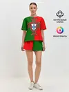 Женская пижама с шортами / Сборная Португалии флаг