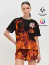Женская пижама с шортами / Спасибо деду за Победу