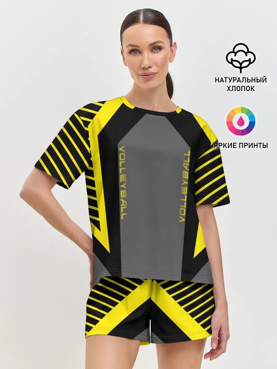 Женская пижама с шортами / Volleyball