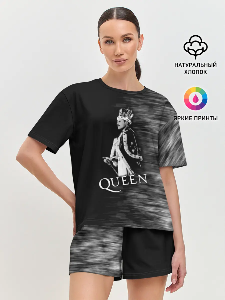 Женская пижама с шортами / Queen