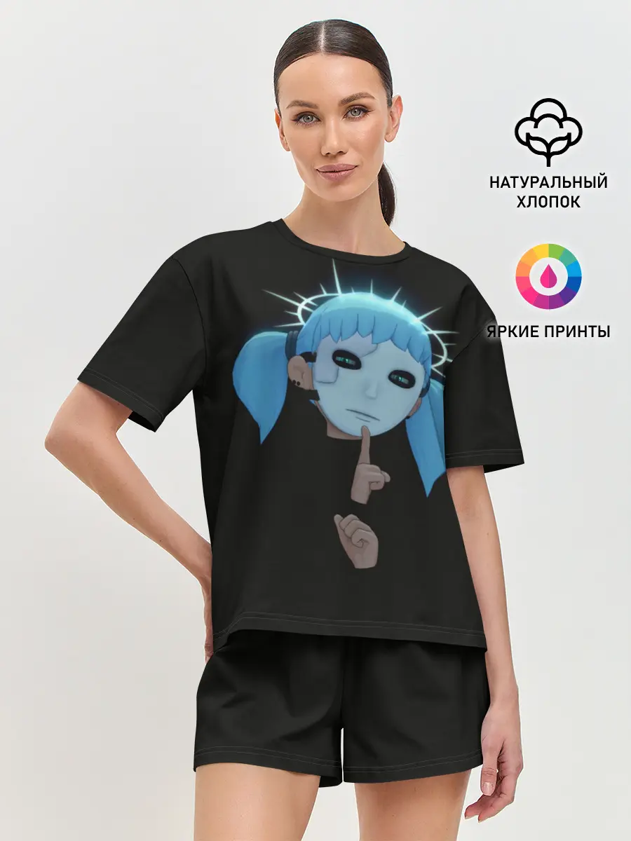 Женская пижама с шортами / Sally Face