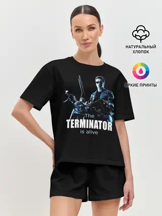 Женская пижама с шортами / Terminator alive