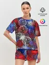 Женская пижама с шортами / Салют