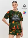Женская пижама с шортами / мир юрского периода