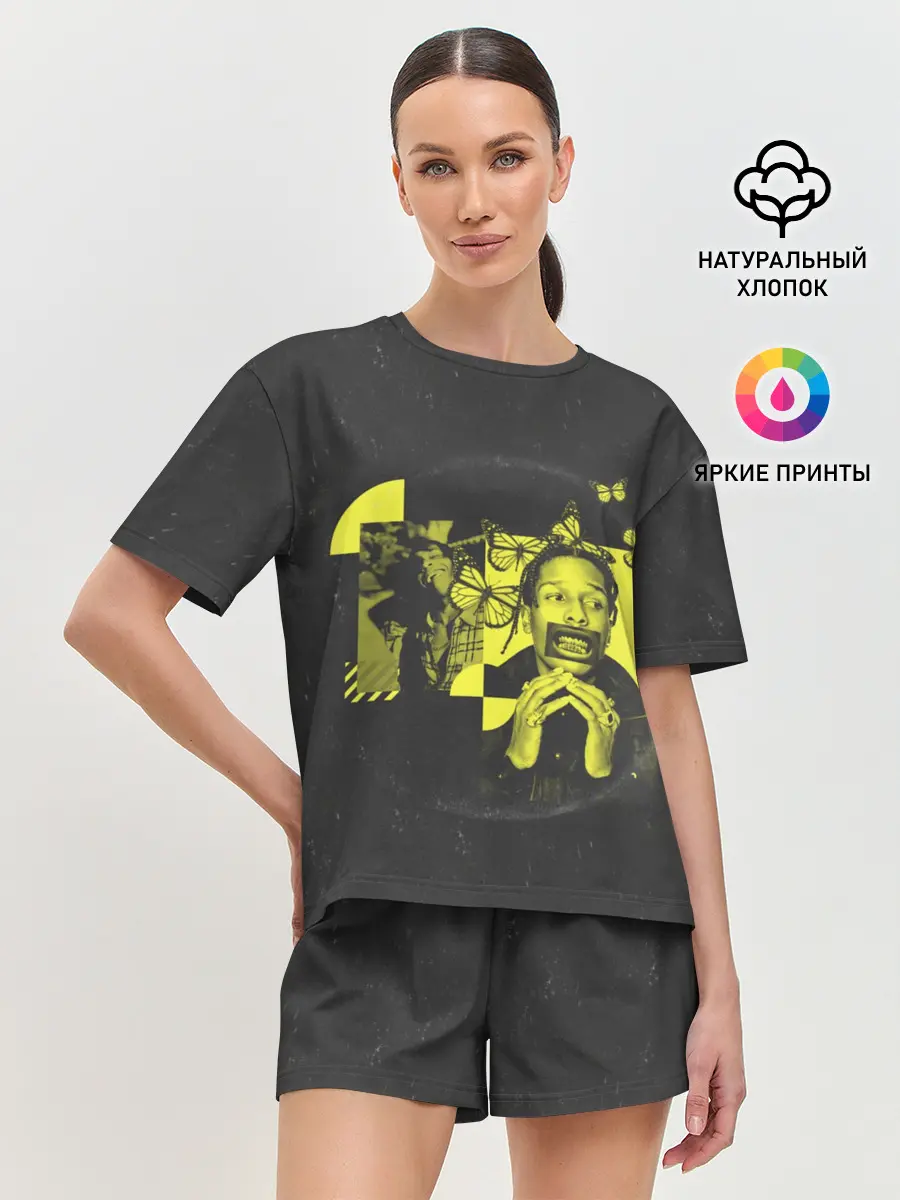 Женская пижама с шортами / ASAP Rocky. TESTING
