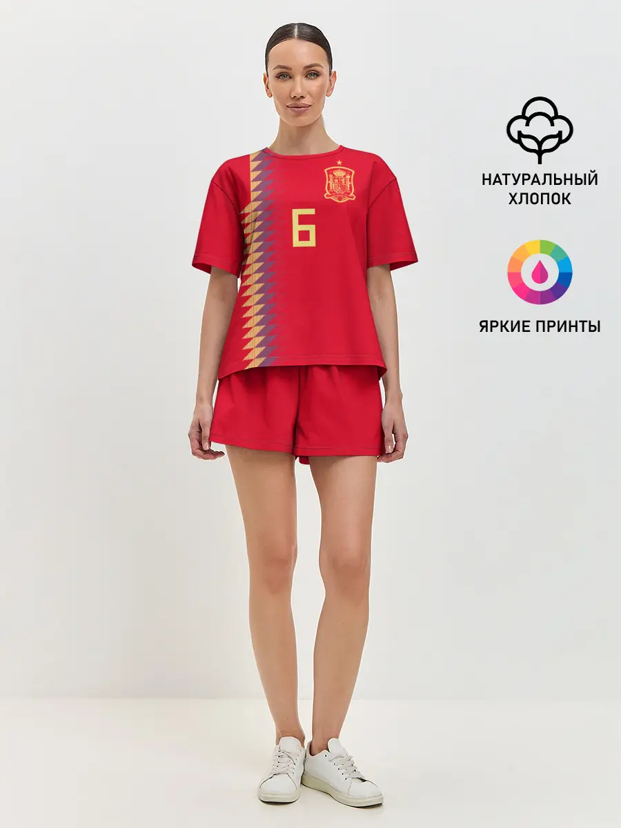 Женская пижама с шортами / Iniesta home WC 2018