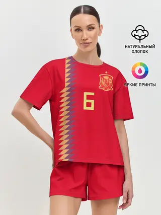 Женская пижама с шортами / Iniesta home WC 2018