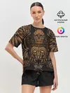 Женская пижама с шортами / Vintage Skull Art 2