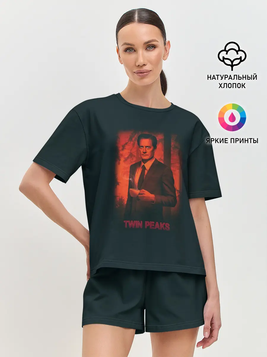 Женская пижама с шортами / Купер