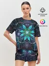 Женская пижама с шортами / Астральная мандала
