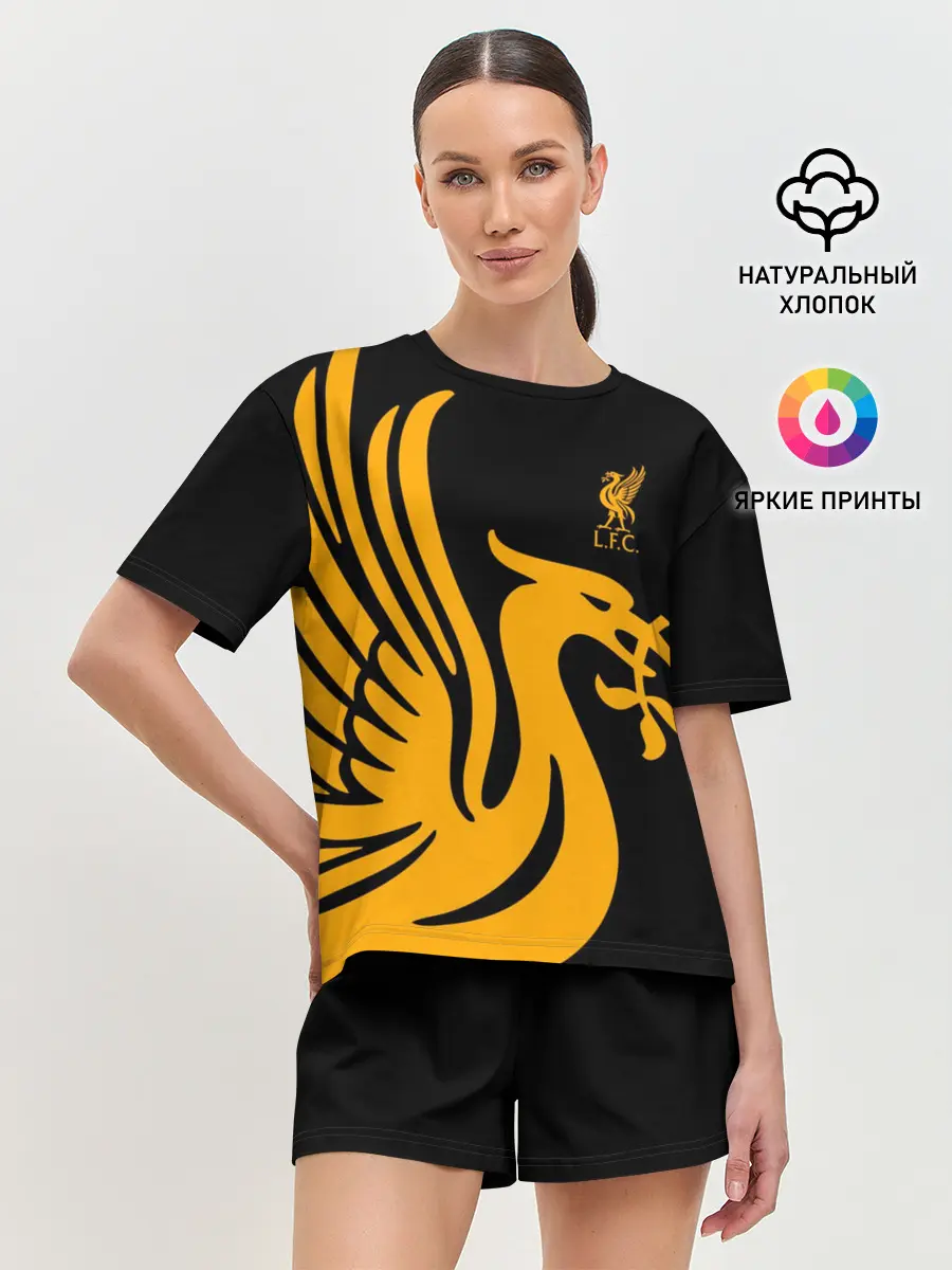 Женская пижама с шортами / LIVERPOOL | ЛИВЕРПУЛЬ