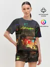 Женская пижама с шортами / Cyber Punk 2077