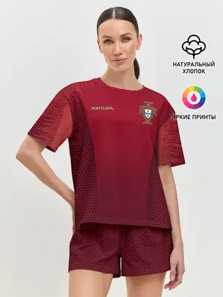Женская пижама с шортами / Португалия форма с сеткой