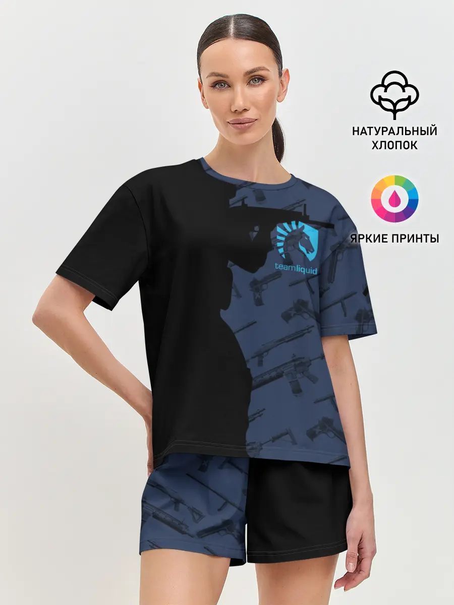 Женская пижама с шортами / TEAM LIQUID E-SPORT CS GO