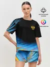 Женская пижама с шортами / Россия спорт