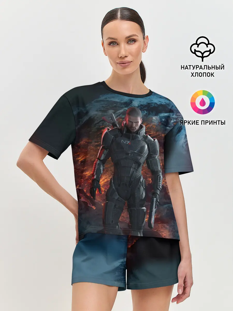 Женская пижама с шортами / Mass Effect 3