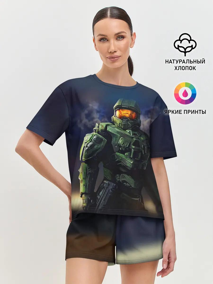 Женская пижама с шортами / Halo