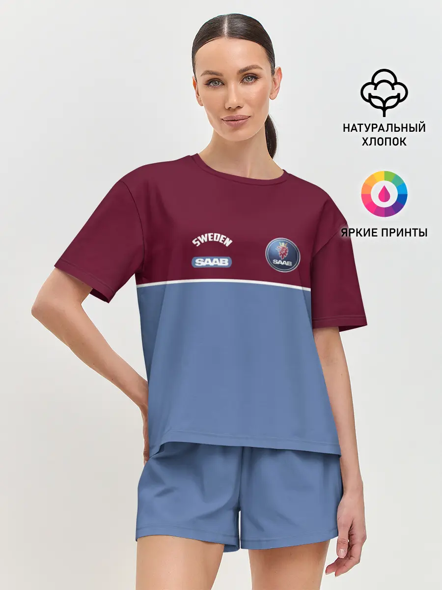 Женская пижама с шортами / Saab