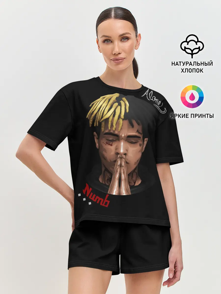 Женская пижама с шортами / XXXtentacion