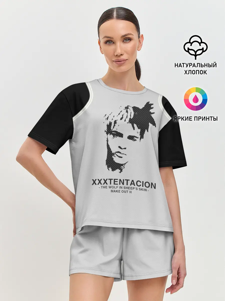 Женская пижама с шортами / XXXTENTACION.