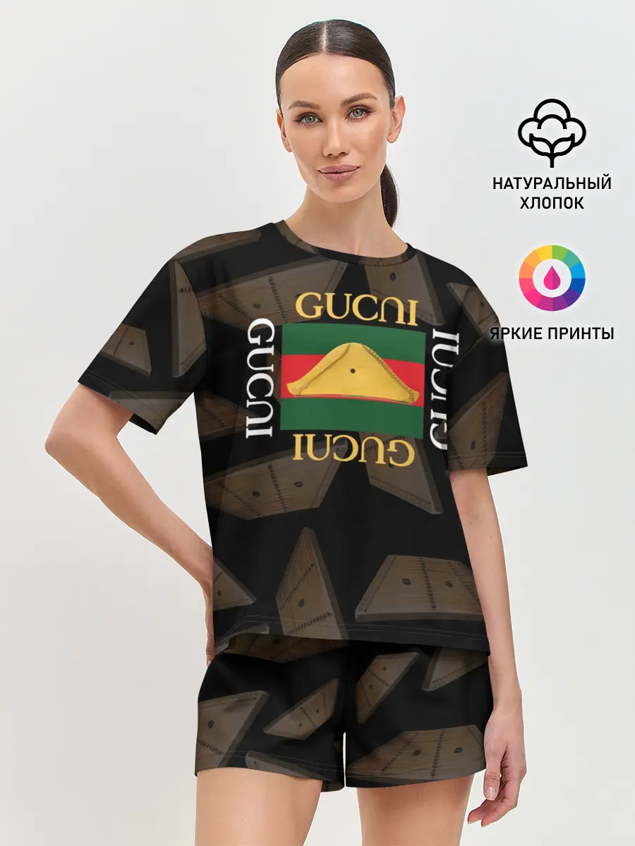 Женская пижама с шортами / Gusli Гусли