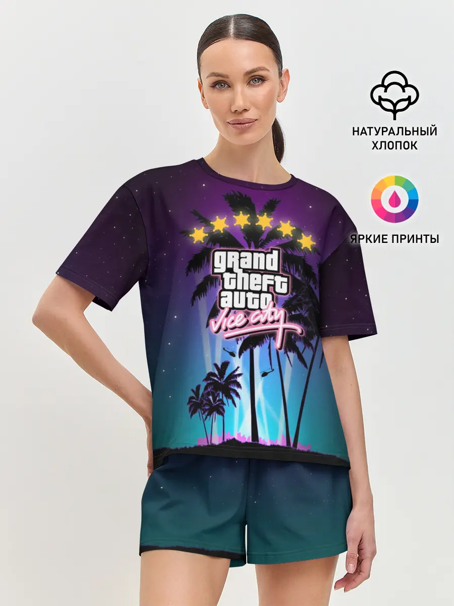 Женская пижама с шортами / GTA Vice City