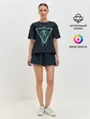 Женская пижама с шортами / Космонавт