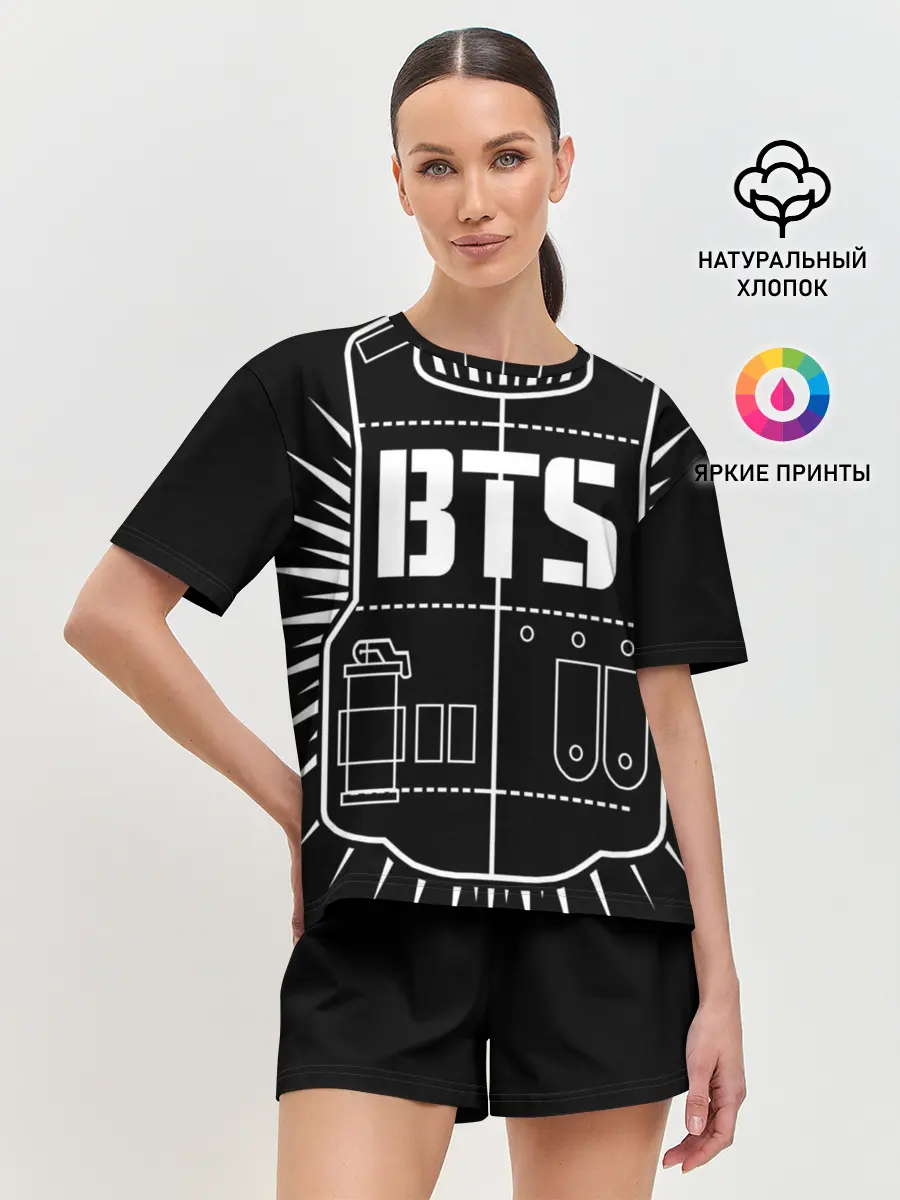 Женская пижама с шортами / BTS ARMY