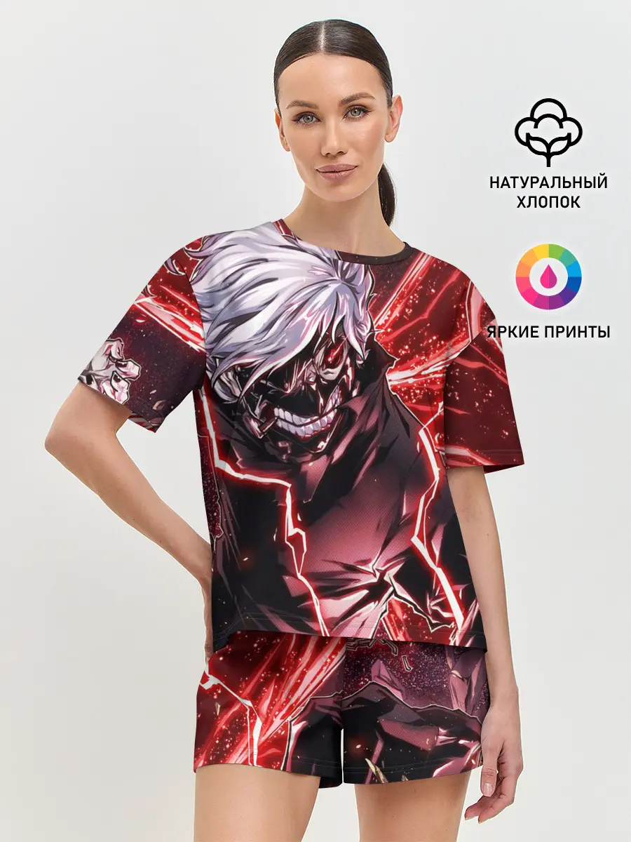 Женская пижама с шортами / ТОКИЙСКИЙ ГУЛЬ
