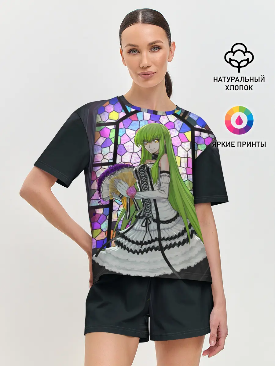 Женская пижама с шортами / Код Гиас (P007_P004ooo1585175, P004ooo1585175)