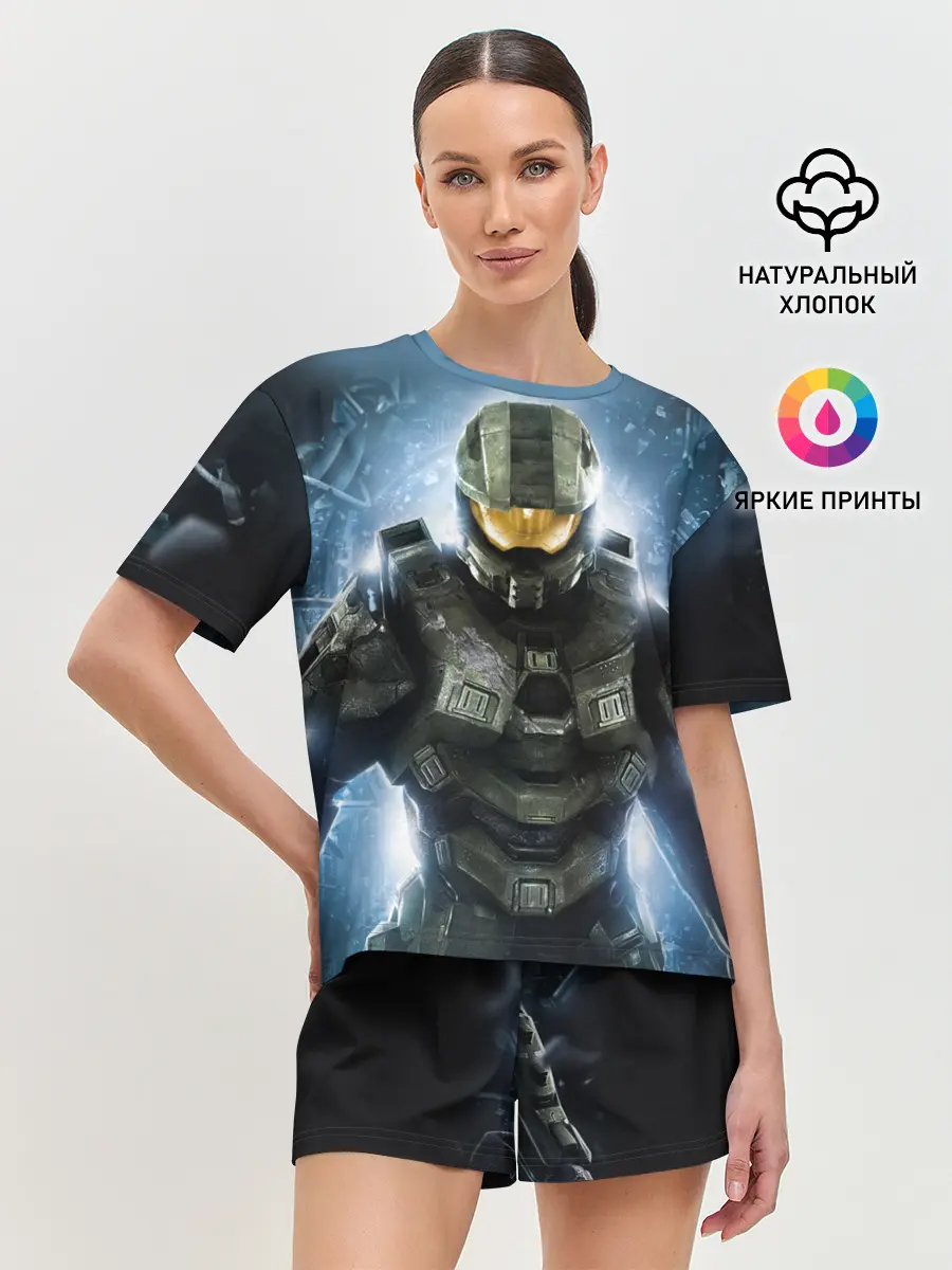 Женская пижама с шортами / Halo
