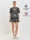 Женская пижама с шортами / Кот в Портале