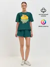 Женская пижама с шортами / Корги