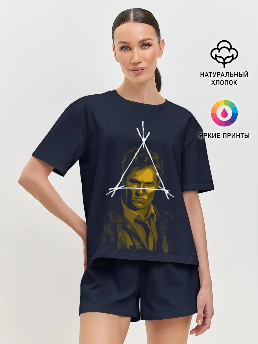 Женская пижама с шортами / True Detective