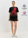 Женская пижама с шортами / BERSERK elements red