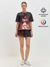 Женская пижама с шортами / Алая Эльза