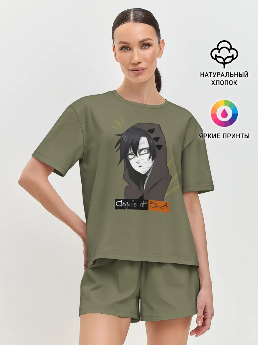 Женская пижама с шортами / Зак ангел