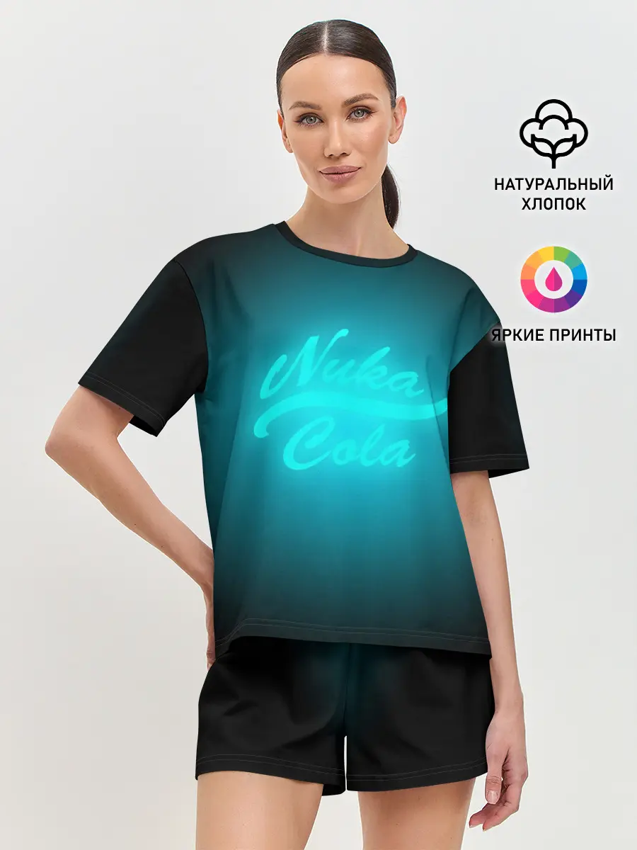 Женская пижама с шортами / QUANTUM JONES SODA