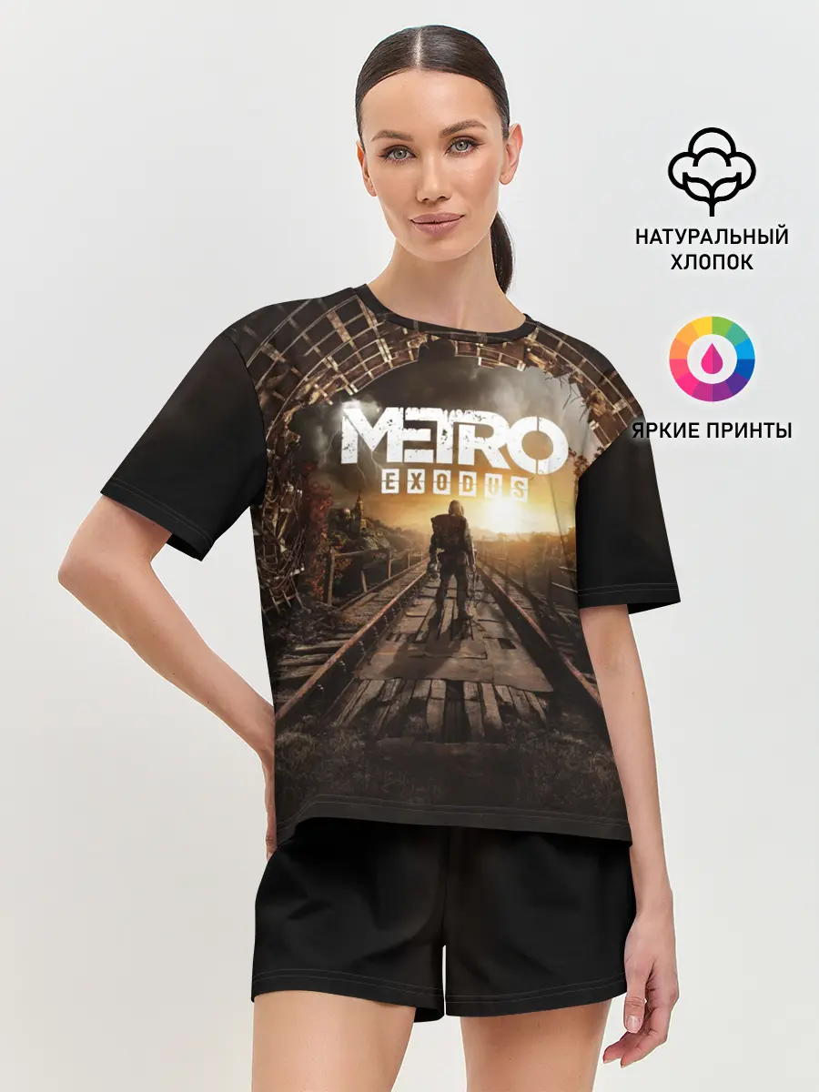 Женская пижама с шортами / METRO EXODUS | МЕТРО ИСХОД