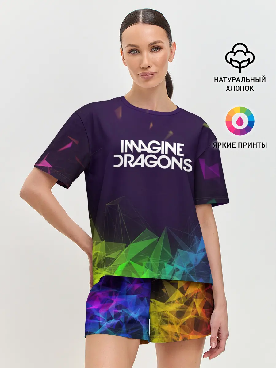 Женская пижама с шортами / IMAGINE DRAGONS