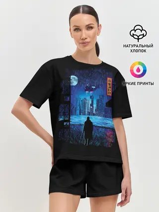 Женская пижама с шортами / Бегущий по лезвию 2049