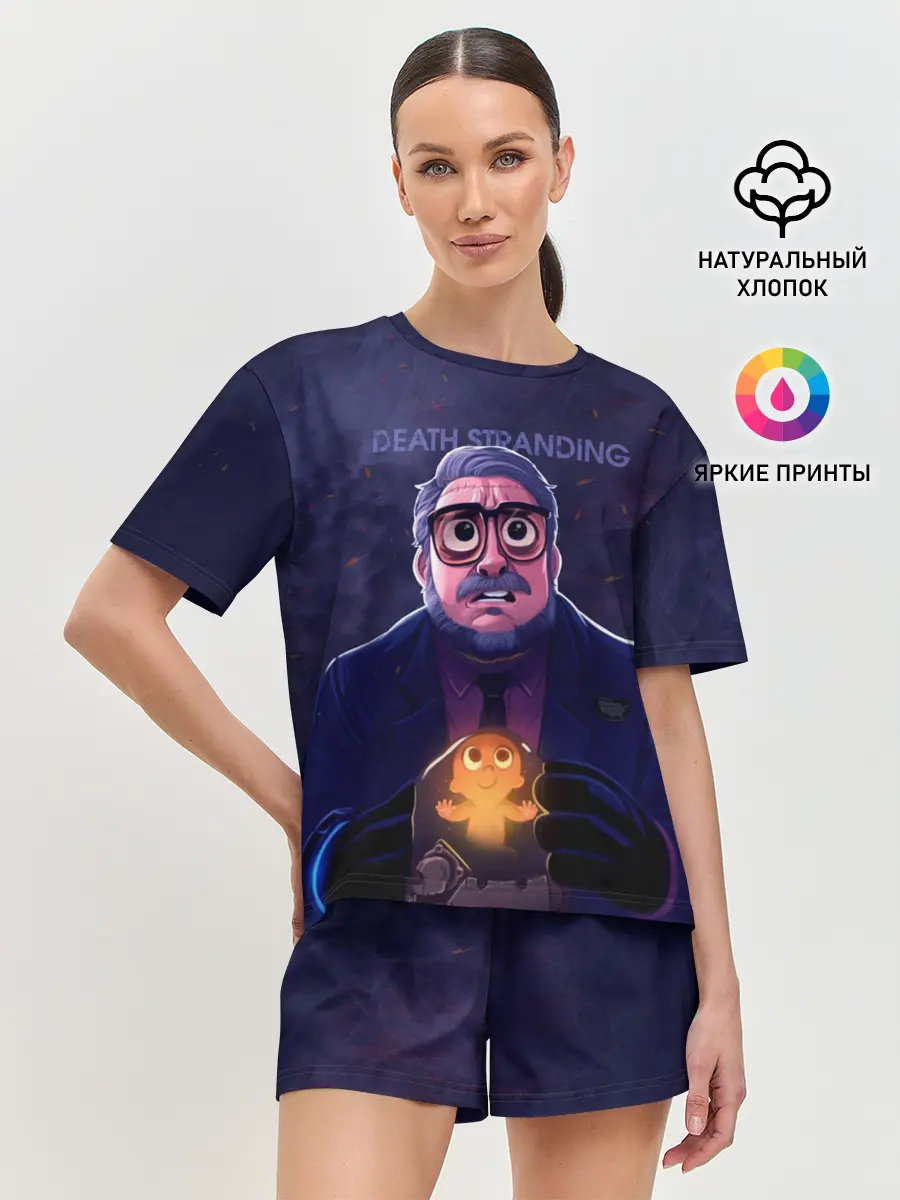 Женская пижама с шортами / Guillermo del Toro