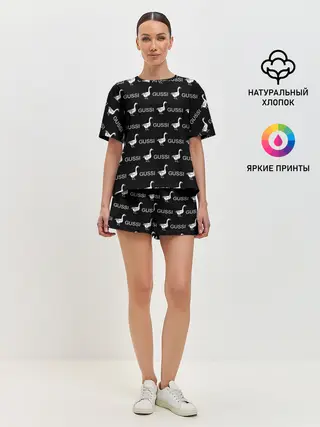 Женская пижама с шортами / GUSSI