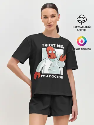Женская пижама с шортами / Зойдберг