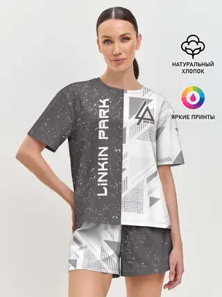 Женская пижама с шортами / Linkin Park